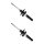 Shock absorber set front axle gas strut BILSTEIN B4 for e.g. RENAULT MEGANE II