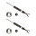 Shock absorber set front supporting BILSTEIN B4 for e.g. AUDI A6 C5 Avant