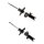Shock absorber set front left right strut BILSTEIN for e.g. TOYOTA AURIS