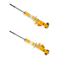Shock absorber set rear left right spring-mounted...