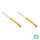 Shock absorber set rear gas pressure damper BILSTEIN B6 for AUDI A6