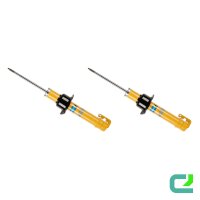 Front shock absorber set gas pressure spring-loaded...