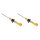 Front shock absorber set gas pressure spring-loaded BILSTEIN B6 4600 for JEEP