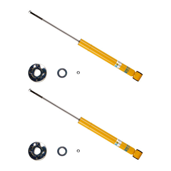 Shock absorber set rear axle spring-loaded BILSTEIN B6 for e.g. VW PASSAT