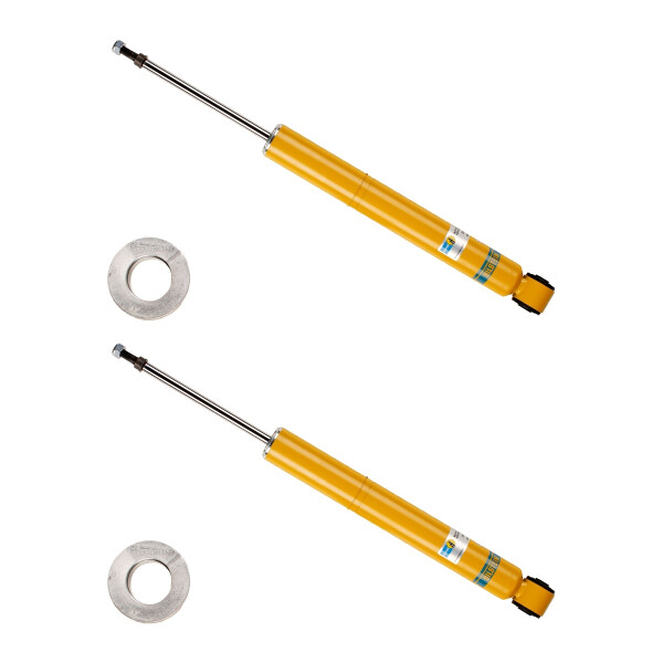 Shock absorber set rear axle gas pressure spring-loaded BILSTEIN B6 for LEXUS LS