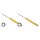 Rear shock absorber set, gas pressure, spring-loaded BILSTEIN B6 for FORD Escort VI