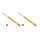 Shock absorber set rear gas pressure spring-loaded damper BILSTEIN B6