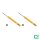 Shock absorber set rear gas pressure spring-loaded damper BILSTEIN B6