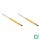 Shock absorber set rear gas pressure damper BILSTEIN B8 Plus for FORD Fiesta