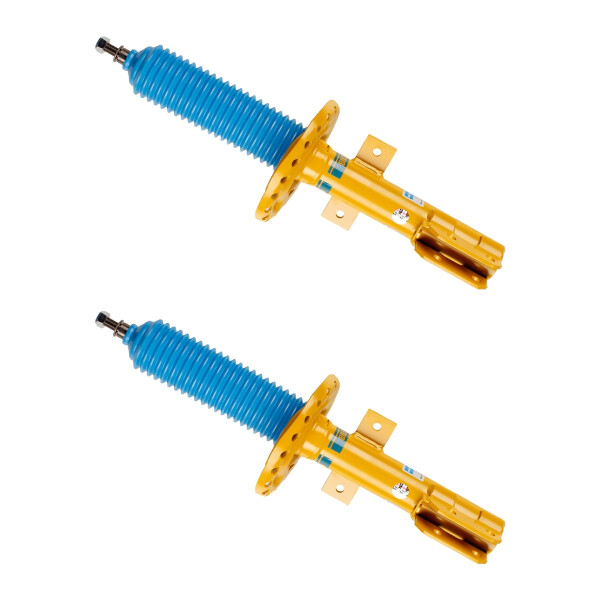 Shock absorber set front axle strut BILSTEIN B6 for e.g. RENAULT CLIO IV