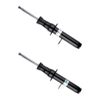 Shock absorber set front left right spring-mounted...