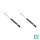 Shock absorber set rear gas pressure damper BILSTEIN B4  for AUDI Q2