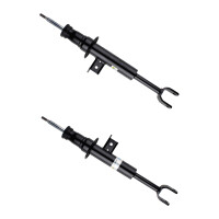 Shock absorber set front left right spring-mounted...
