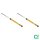 Shock absorber set rear gas pressure damper BILSTEIN B6 for AUDI Q2