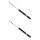 Shock absorber set rear axle gas non-supporting BILSTEIN B4 for e.g. TOYOTA AYGO
