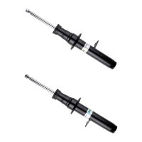 Shock absorber set front left right spring-mounted...