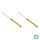 Shock absorber set rear gas pressure damper BILSTEIN B6 for CITROËN C1