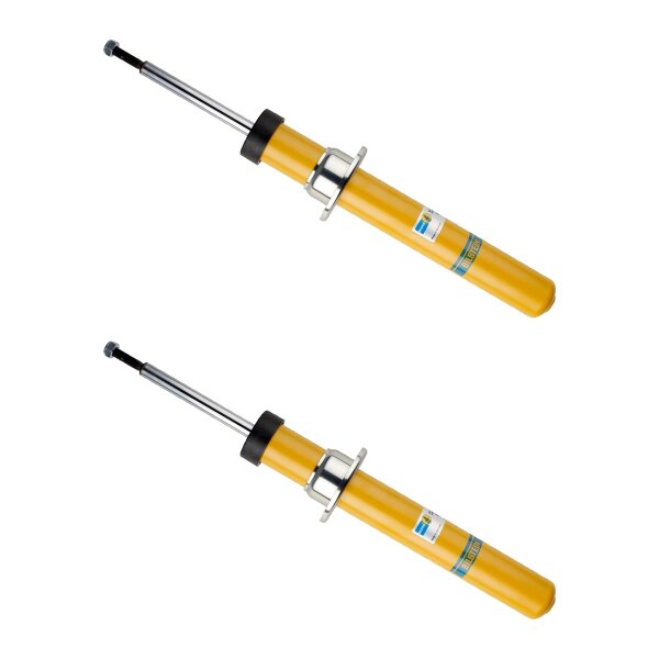 Shock absorber set front axle gas pressure strut BILSTEIN B6 for e.g. BMW X5