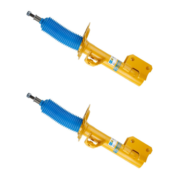 Shock absorber set front axle gas strut BILSTEIN B6 for e.g. FORD MUSTANG