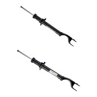Shock absorber set front left right spring-mounted...