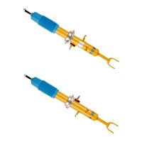 Shock absorber set front left right spring-mounted...