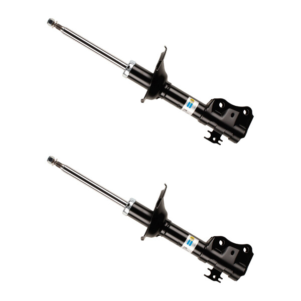 Shock absorber set front axle gas pressure strut BILSTEIN B4 for TOYOTA YARIS