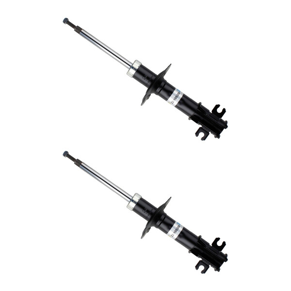 Shock absorber set front axle gas pressure strut BILSTEIN B4 for e.g. FIAT PUNTO