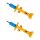 Shock absorber set front axle gas pressure strut BILSTEIN B8 Plus for MB SLK