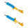 Shock absorber set front left right strut BILSTEIN for e.g. FORD FIESTA