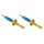 Shock absorber set front gas pressure strut BILSTEIN B6 for e.g. RENAULT Clio II