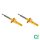 Shock absorber set front gas pressure strut BILSTEIN B8 Plus for AUDI A2