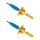 Shock absorber set front axle gas pressure strut BILSTEIN B6 for e.g. VW SHARAN