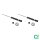 Rear shock absorber set, gas pressure, spring-loaded BILSTEIN B4 for BMW 7 Series