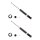 Shock absorber set rear axle spring-loaded BILSTEIN B4 for BMW 5 and others