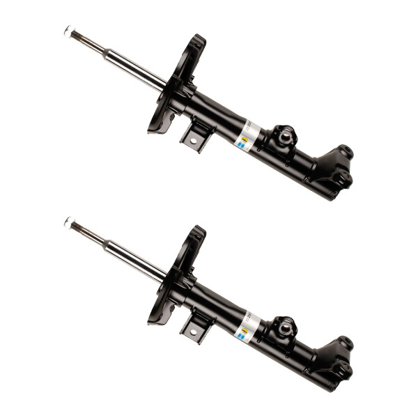 Shock absorber set front axle gas pressure strut BILSTEIN B4 for e.g. MB C-CLASS