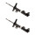 Shock absorber set front axle gas pressure strut BILSTEIN B4 for e.g. MB C-CLASS
