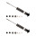 Shock absorber set rear axle gas non-supporting BILSTEIN B4 for e.g. MB S-CLASS