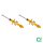 Shock absorber set front gas pressure strut BILSTEIN B6 for SEAT Mii