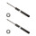 Shock absorber set front axle strut insert BILSTEIN B4 for e.g. OPEL VECTRA A