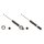 Rear shock absorber set, gas pressure, spring-loaded BILSTEIN B4 for BMW 5 Series