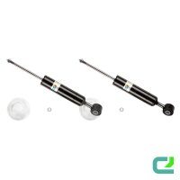 Shock absorber set front gas pressure spring-loaded...