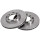 2 Brake Discs Vented Ø 229 mm 20 mm A.B.S. for MAZDA 626