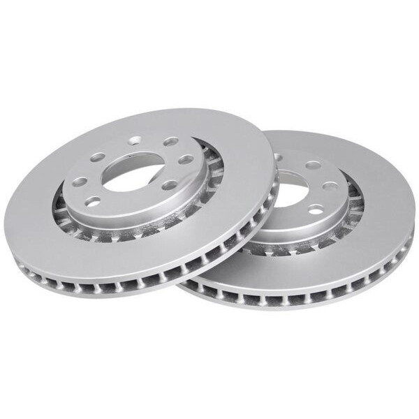 2 Brake Discs Vented Ø 256 mm 24 mm A.B.S. for e.g. CHEVROLET Lanos