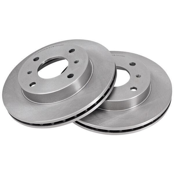 2 Brake Discs Vented Ø 250 mm 22 mm A.B.S. for e.g. NISSAN Bluebird