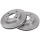 2 Brake Discs Vented Ø 250 mm 22 mm A.B.S. for e.g. NISSAN Bluebird