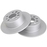 2 Brake Discs solid Ø 281 mm 9.6 mm A.B.S. for...