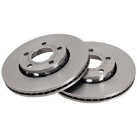 2 Brake Discs Vented Ø 276 mm 25 mm A.B.S. for...