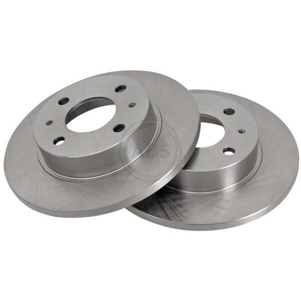 2 Brake Discs solid Ø 240 mm 12 mm A.B.S. for e.g. NISSAN Sunny