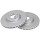 2 Brake Discs Vented Ø 284 mm 22 mm A.B.S. for e.g. ALFA ROMEO 147
