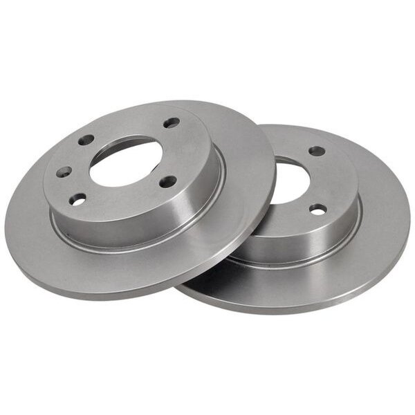 2 Brake Discs solid Ø 239 mm 10 mm A.B.S. for e.g. FORD Escort